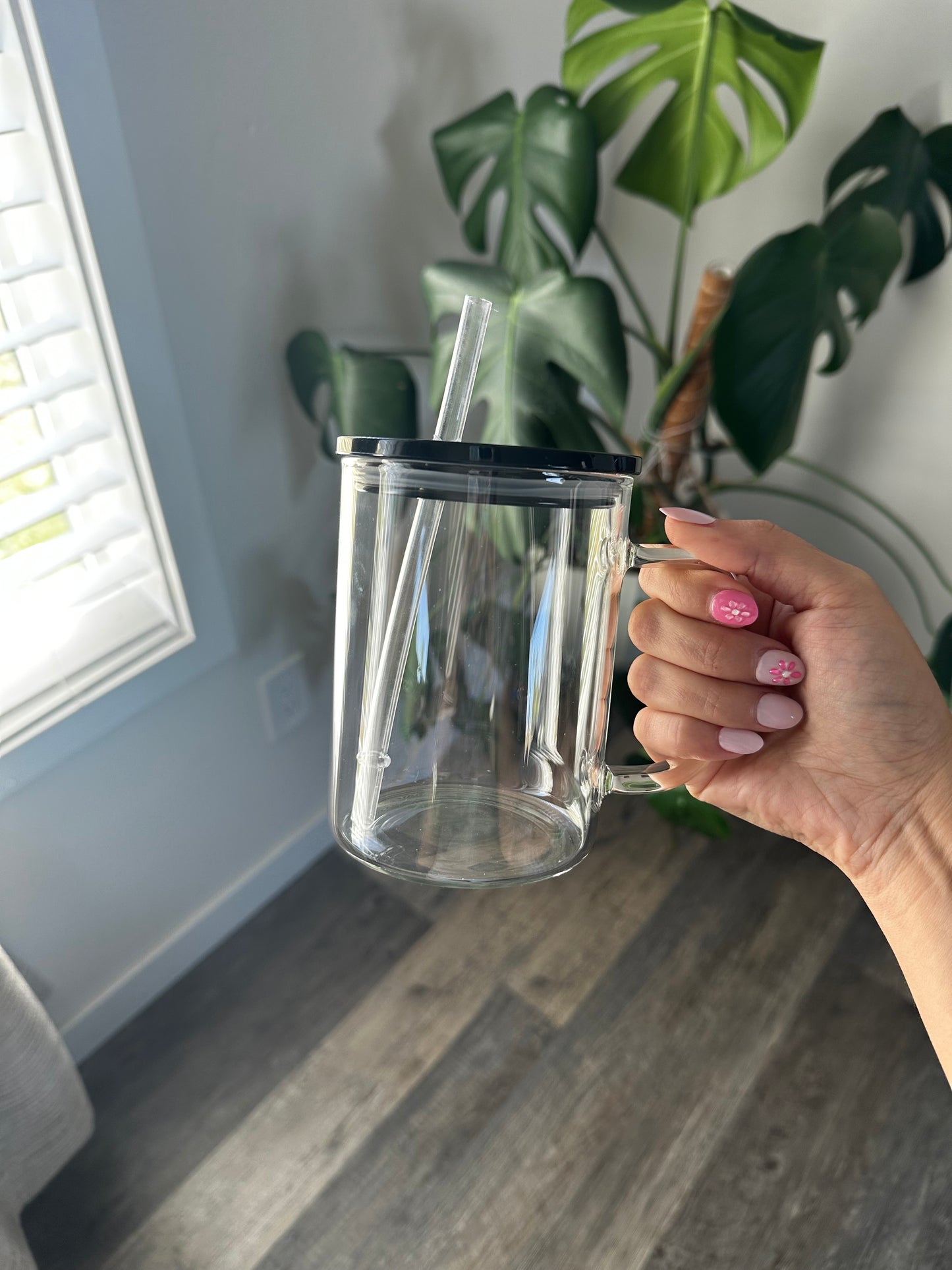17oz Glass mug