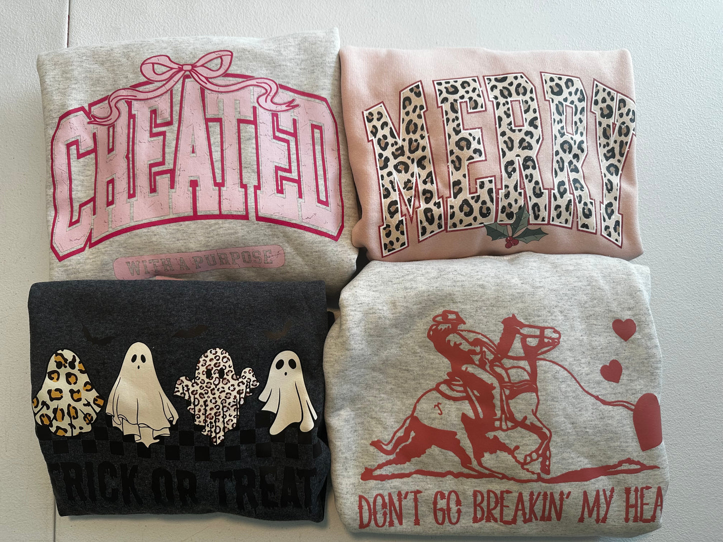 Story claim crewnecks