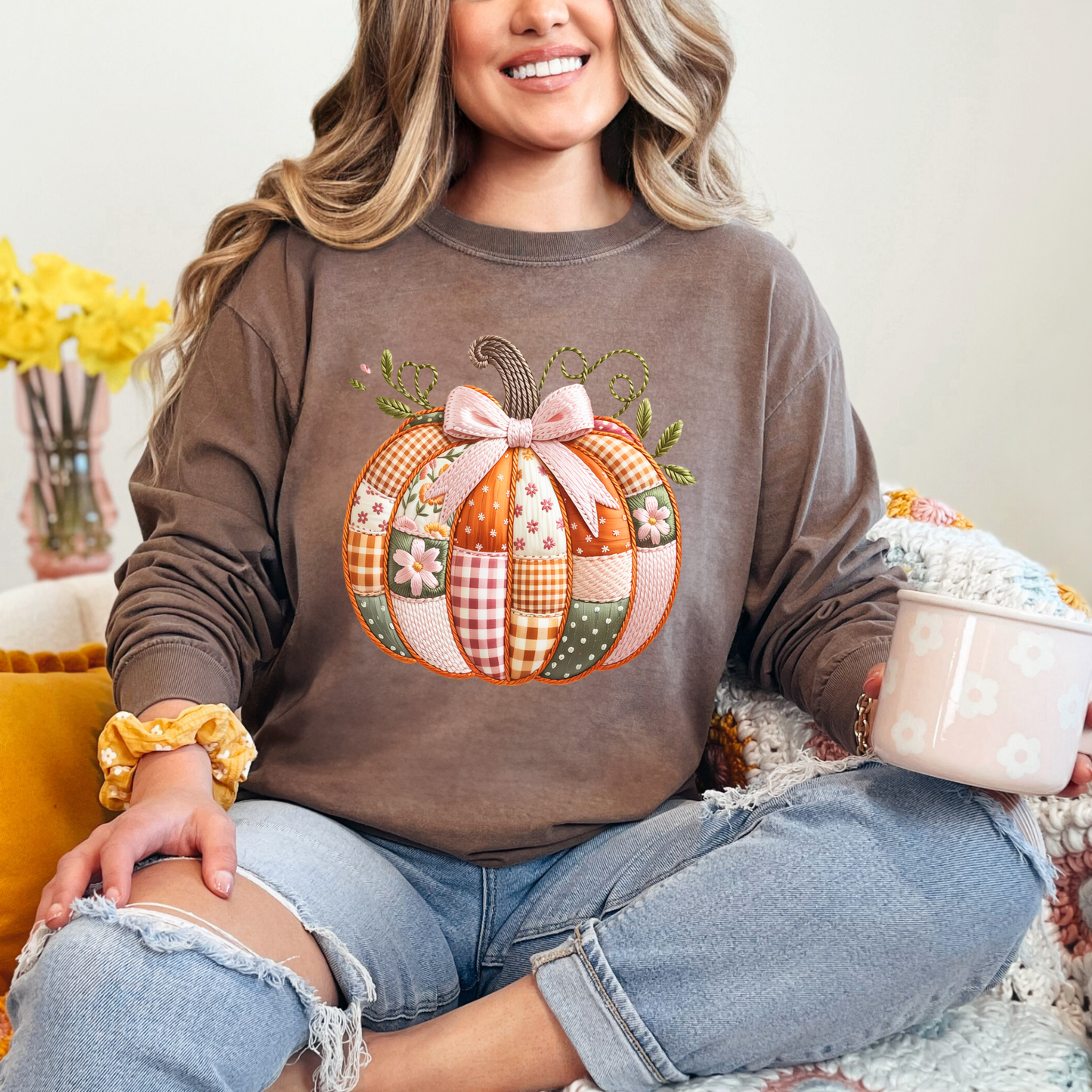Quilted pumpkin