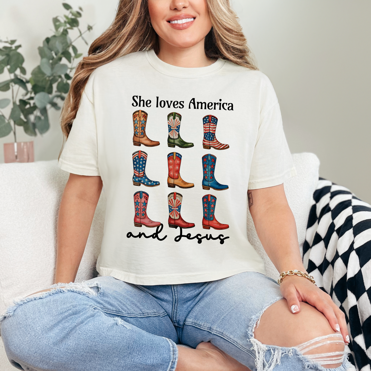 She loves America and Jesus