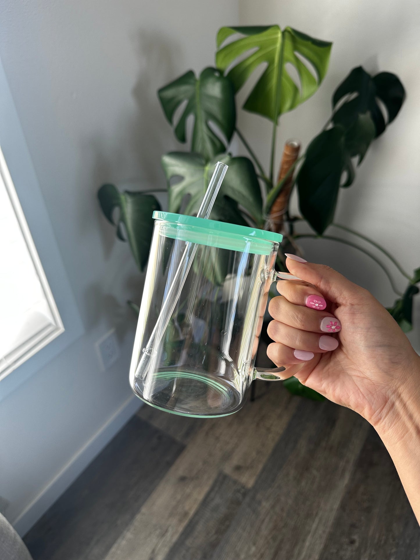17oz Glass mug