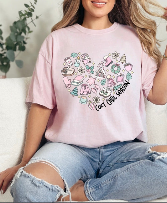 Cozy season heart doodle