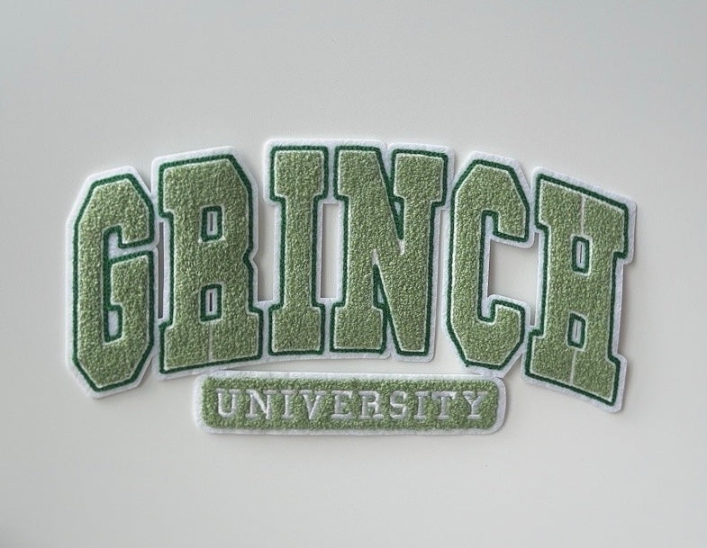 Mr.Green university chenille patch