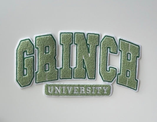 Mr.Green university chenille patch