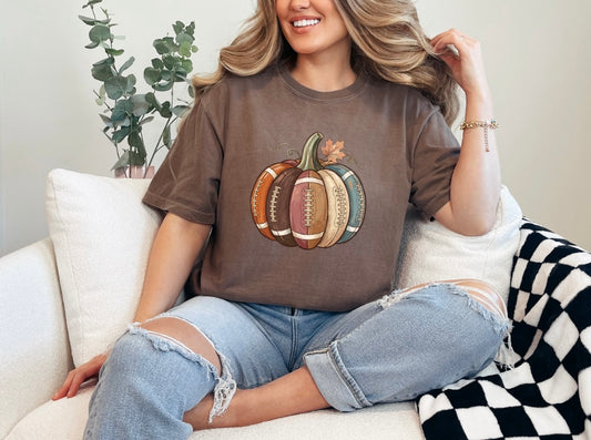Football pumpkin