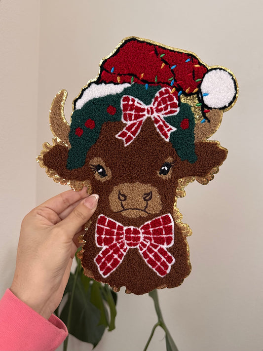 Mooy Christmas chenille patch