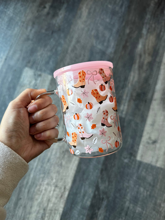 Boots and pumpkins 17oz