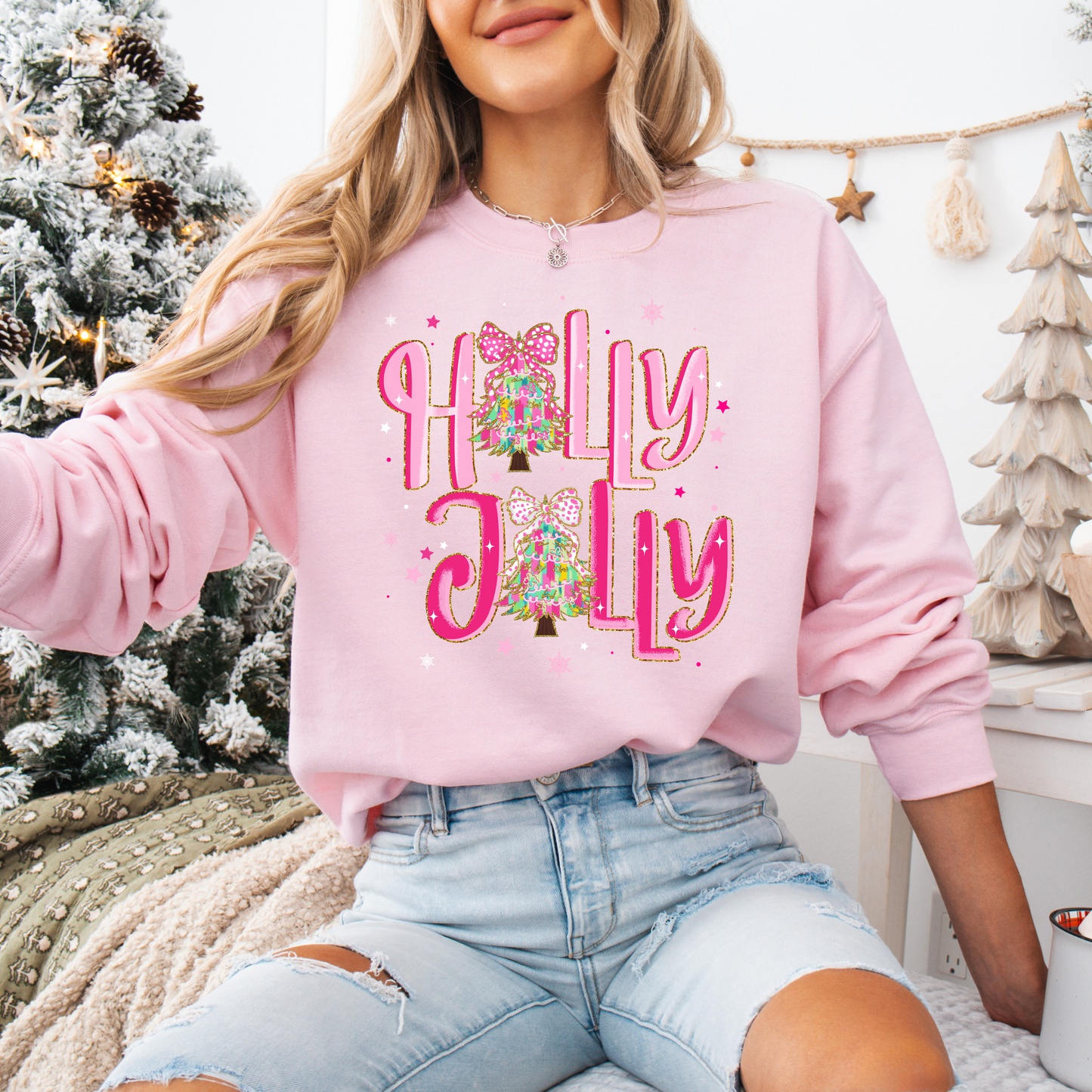 Holly Jolly (pink)