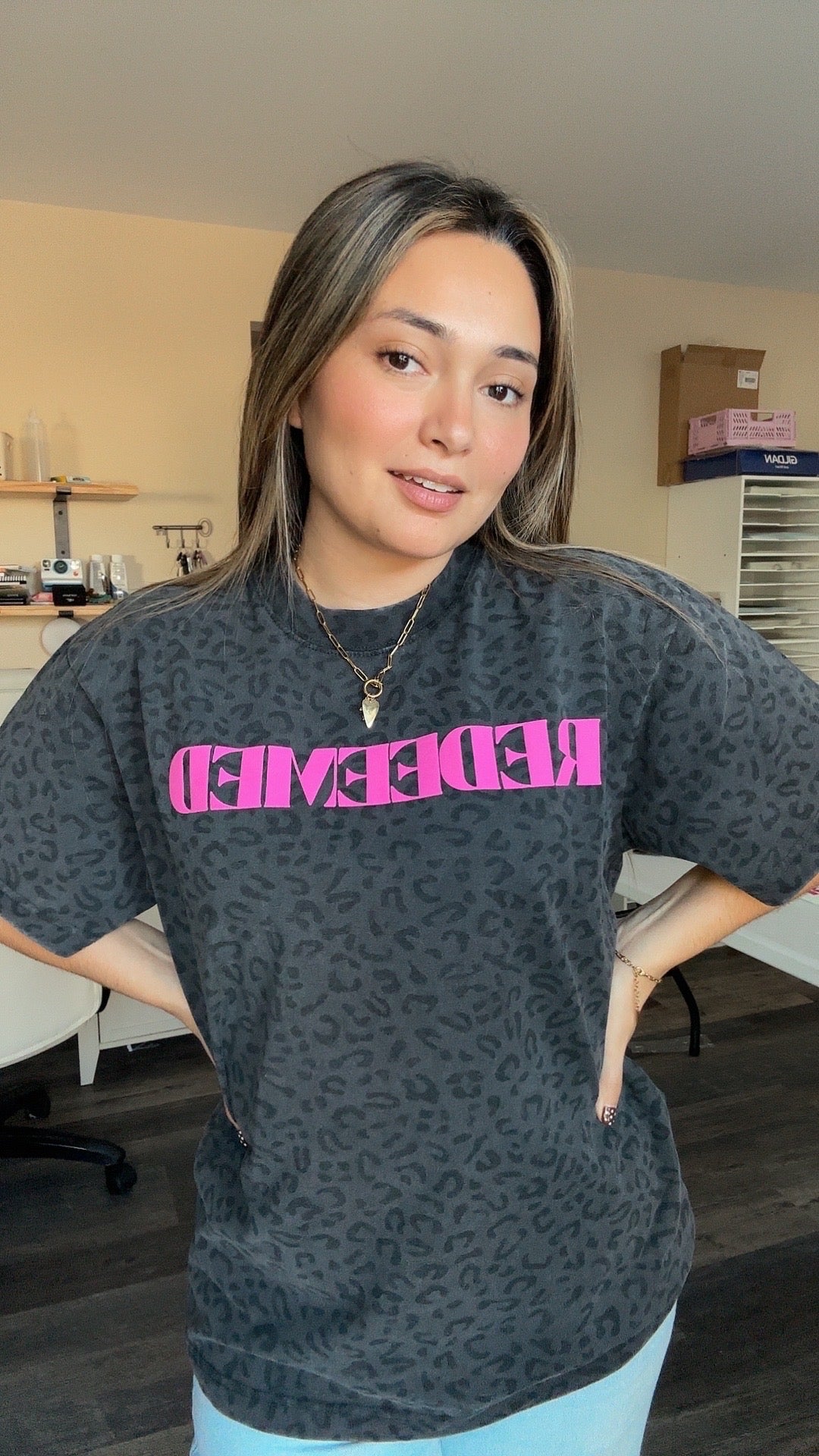 Leopard Redeemed T-shirt Black