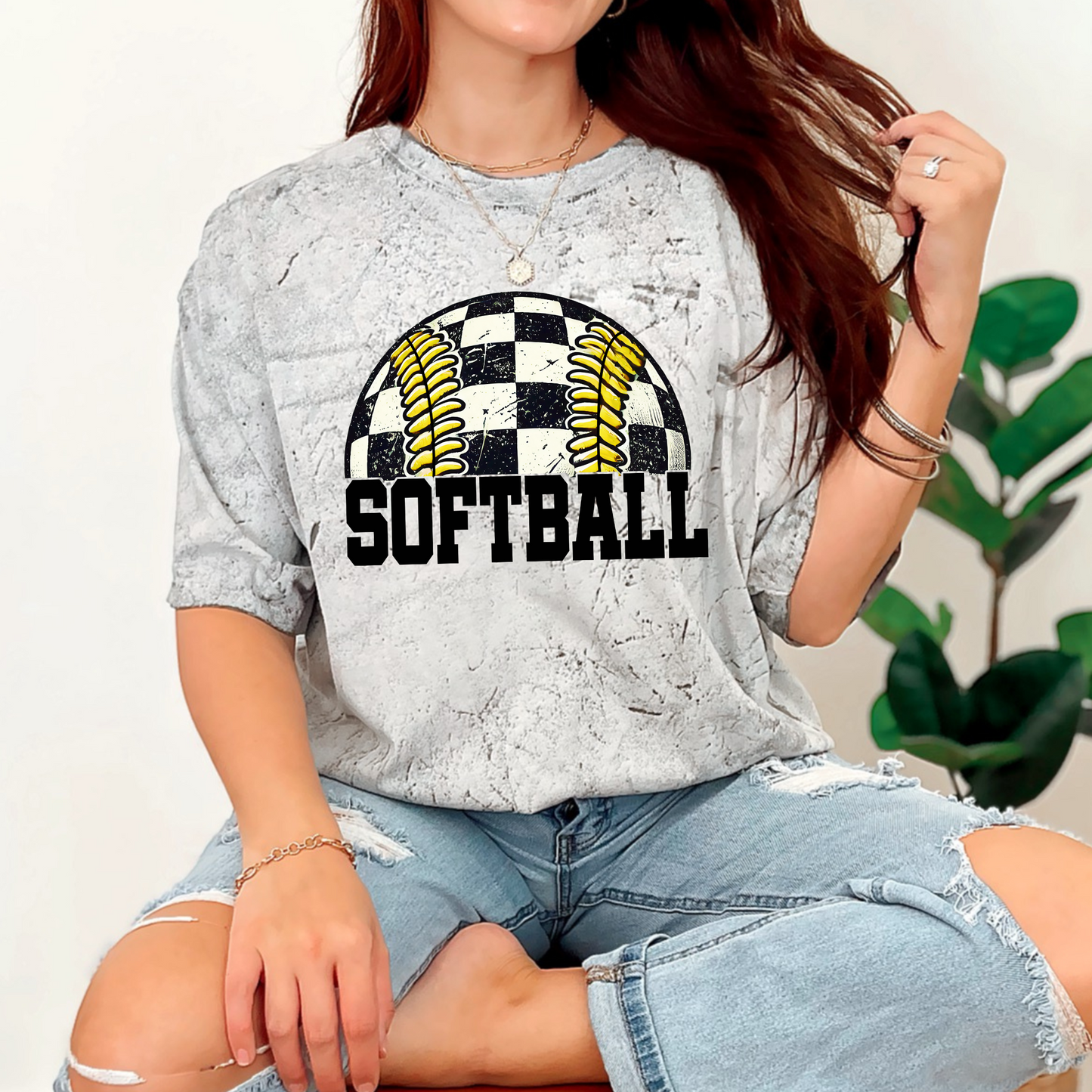 Softball (checkered)