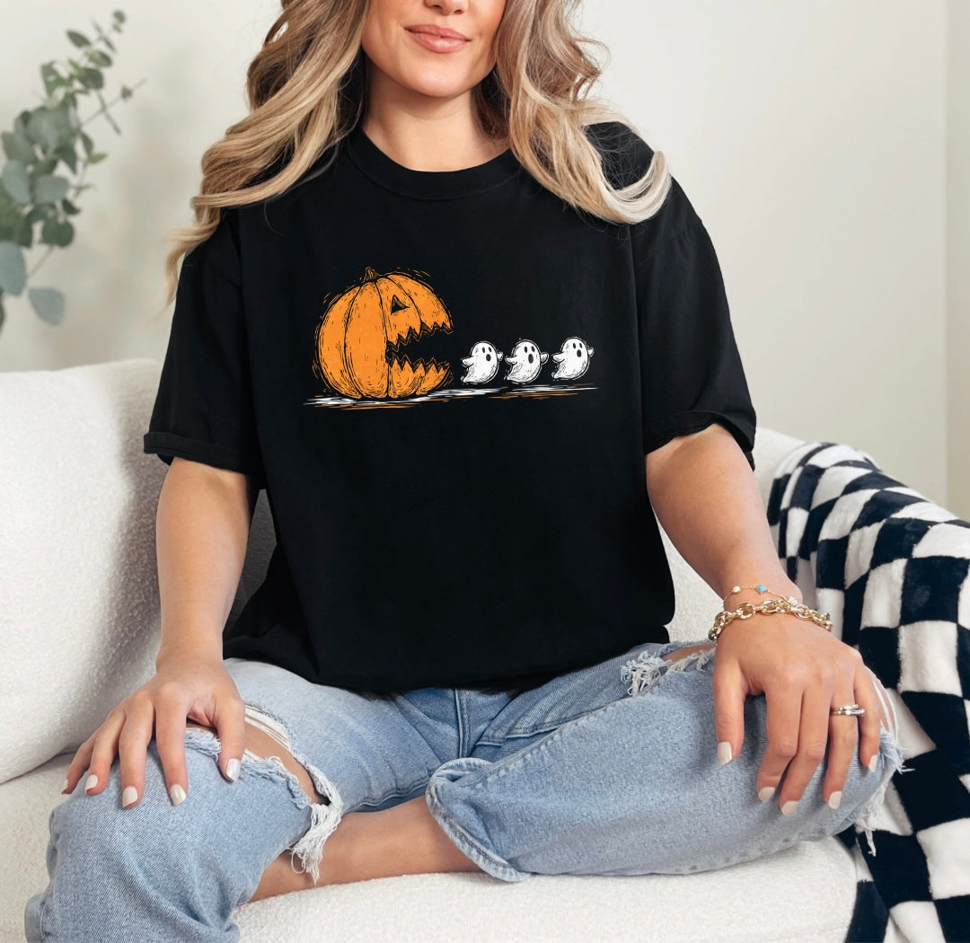Pumpkin pac man