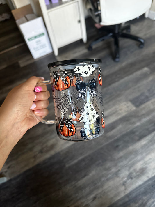 Coquette boos and pumpkins 17oz