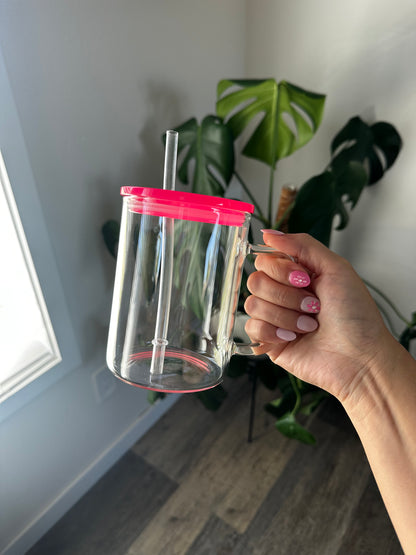 17oz Glass mug