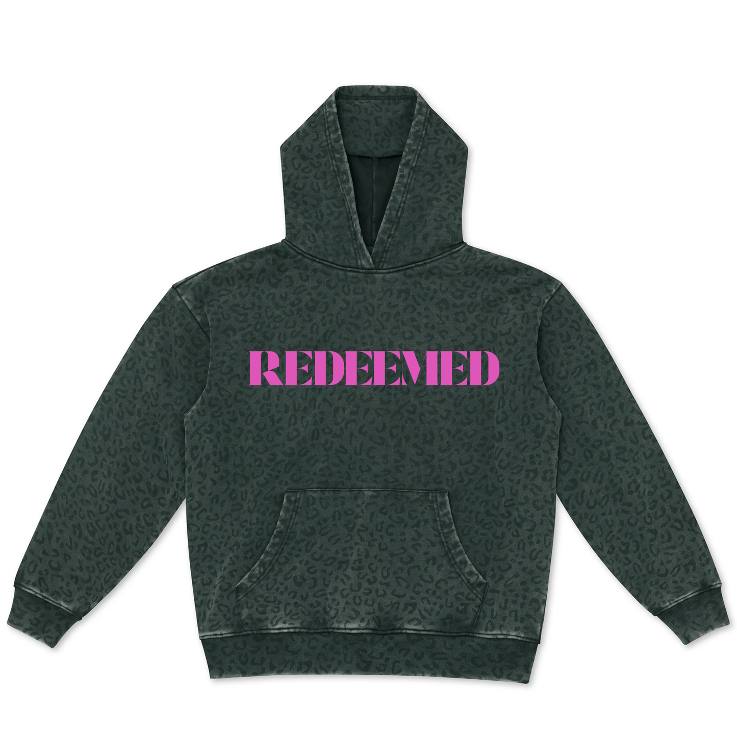 Leopard Redeemed Hoodie black