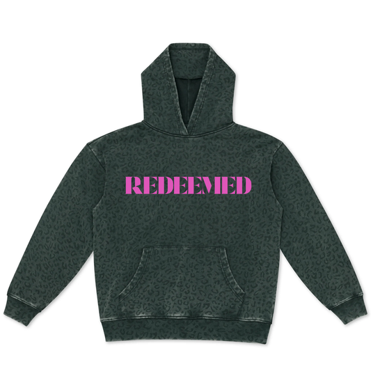 Leopard Redeemed Hoodie black