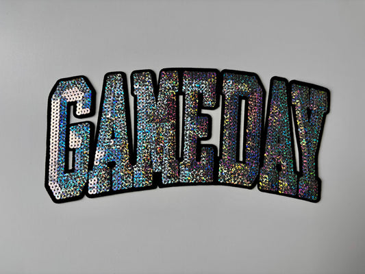 Game day halos sequin patches