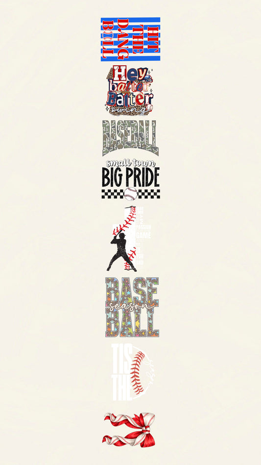Baseball premade gang sheet